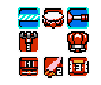 Transport Items (Inti Creates 8-bit-Style) - Mega Man Customs