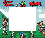Super Game Boy Border - Battle Arena Toshinden