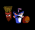 Aqua Teens (NES-Style Pixel Art) - Aqua Teen Hunger Force Customs