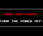 Game Pak Error Screen - Classic NES Series: Super Mario Bros.