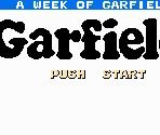 Title Screen - A Week of Garfield (JPN)