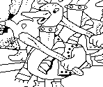 Coloring - Animal Football (PAL)