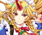 Yuugi Hoshiguma (Vengeful Spirit Cleaner Maid) - Touhou LostWord