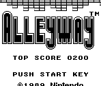 Title Screen - Alleyway