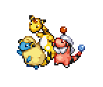 Mareep, Flaafy & Ampharos - Pokémon Ranger 2: Shadows of Almia