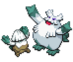 Snover & Abomasnow - Pokémon Ranger 2: Shadows of Almia