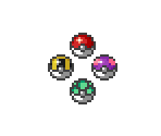 Poké Balls - Pokémon FireRed / LeafGreen