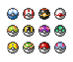 Poké Balls - Pokémon Ruby / Sapphire