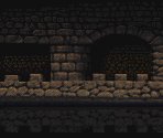 Mars' Dungeon Battle Backdrop - Tales of Phantasia (JPN)