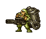 Rebel Soldier (Mini-Gun) - Metal Slug 4