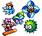 Turtle Tropics Enemies - The Legendary Starfy 2 (JPN)