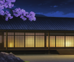 Hakugyokurou Grounds (Night) - Touhou LostWord