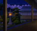 Hakugyokurou Porch (Night) - Touhou LostWord