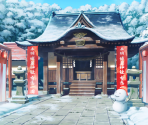 Hakurei Shrine (Winter, Festival) - Touhou LostWord