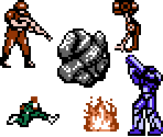 Enemies & Obstacles - Contra