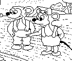 Coloring - Detective Mouse (PAL)