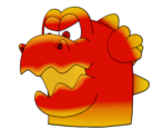 Magmaargh (Paper Mario-Style) - Mario Customs