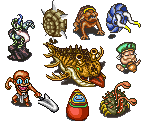 Ancient Temple Enemies - Arabian Nights: Sabaku no Seirei Ou (JPN)