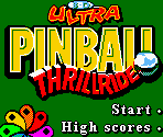 Introduction & Menus - 3-D Ultra Pinball: Thrillride
