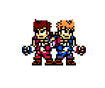 Billy and Jimmy (Neon, Mega Man 8-bit Deathmatch-Style) - Double Dragon Customs