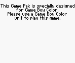 Game Boy Error Message - All Star Baseball 2000