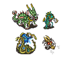 World Map Area F Enemies - Arabian Nights: Sabaku no Seirei Ou (JPN)