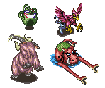 World Map Area H Enemies - Arabian Nights: Sabaku no Seirei Ou (JPN)