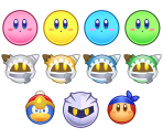 Player Icons - Kirby's Return to Dream Land Deluxe