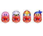 Player Icons (Landia) - Kirby's Return to Dream Land Deluxe