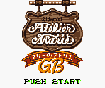 Logos & Title Screen - Elie no Atelier GB / Marie no Atelier GB (JPN)