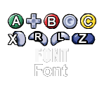 Font & Buttons - Sega Soccer Slam