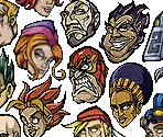 Characters Icons - Sega Soccer Slam