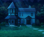 Alice's House (Exterior, Night, Battle) - Touhou LostWord