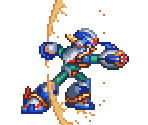 X (Fourth Armor, Double Charge Shot) - Mega Man X Customs