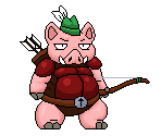 Bow Pig - Tribal Hunter