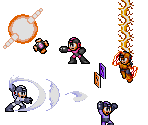 Mega Man & Bass Weapons (Wily Wars-Styled) - Mega Man Customs
