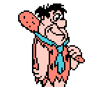 Fred Flintstone (Pixel Art) - The Flintstones Customs