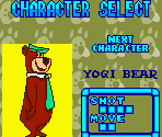 Character Select Screen Elements - Yogi Bear: Great Balloon Blast