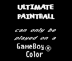 Game Boy Error Message - Ultimate Paintball