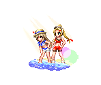Shoreline Fina & Daisy - Final Fantasy: Brave Exvius