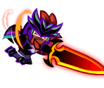 Peperoncino Cookie's Black Lava Blademaster - Cookie Run: OvenBreak