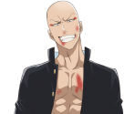 Ikkaku - Bleach: The High School Warfare