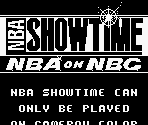 Game Boy Error Message - NBA Showtime: NBA on NBC