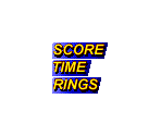 HUD (July 18th 1996 Build) - Sonic X-treme (Prototype)