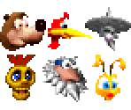 Character Mugs and HUD - Banjo-Kazooie: Grunty's Revenge Mobile