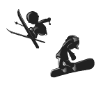 Wii Menu Icon & Banner - We Ski & Snowboard