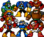 Mega Man 2 Robot Masters (Power Battle-Style) - Mega Man Customs