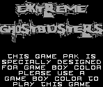 Game Boy Error Message - Extreme Ghostbusters