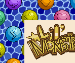 Super Game Boy Border - Lil' Monster / Gem Gem Monster