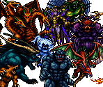 Bosses & Monsters - Final Fantasy 2 (Pixel Remaster)